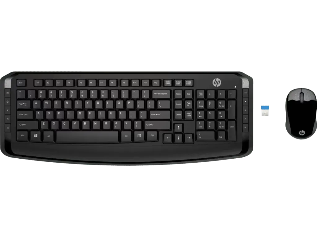 COMBO MOUSE + TECLADO HP 300 INALAMBRICO