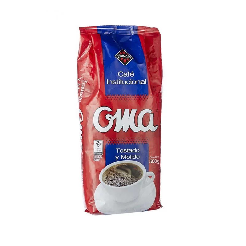 CAFÉ OMA INSTITUCIONAL * 500 GR O PACA DE 10 UND